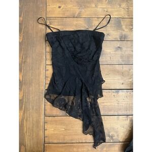 Vintage Y2K Wet Seal Lace Babydoll Fairycore Party Retro Size M